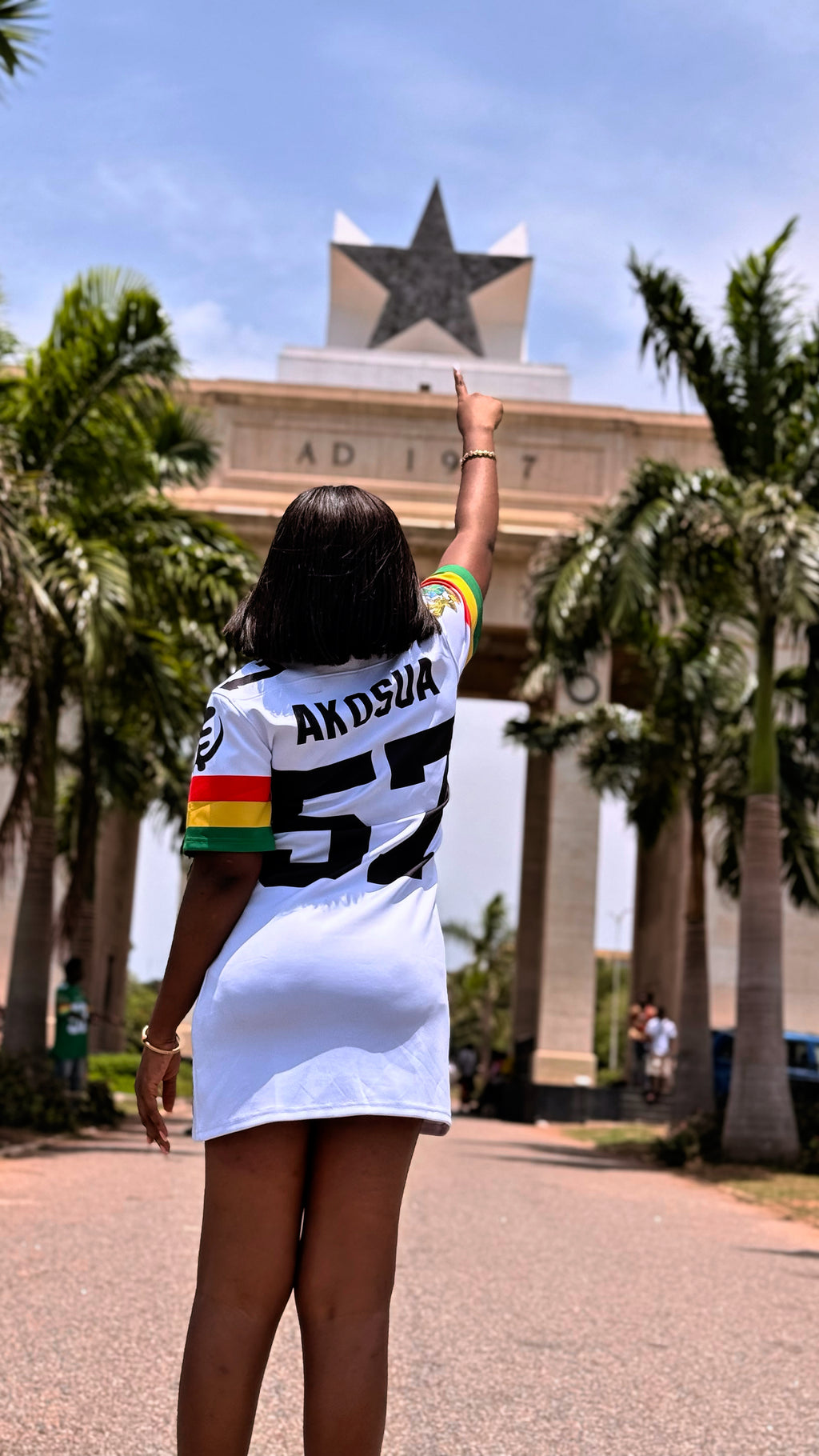 Customized Ghana Jersey Dress