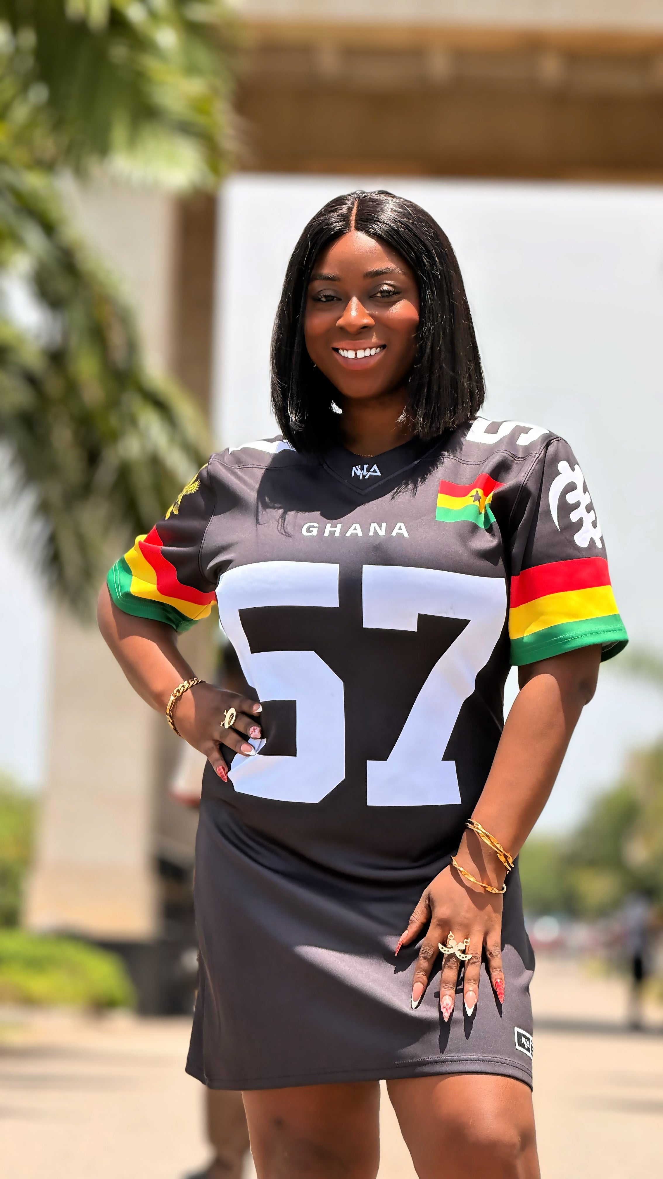 Ghana Football Jersey Dress