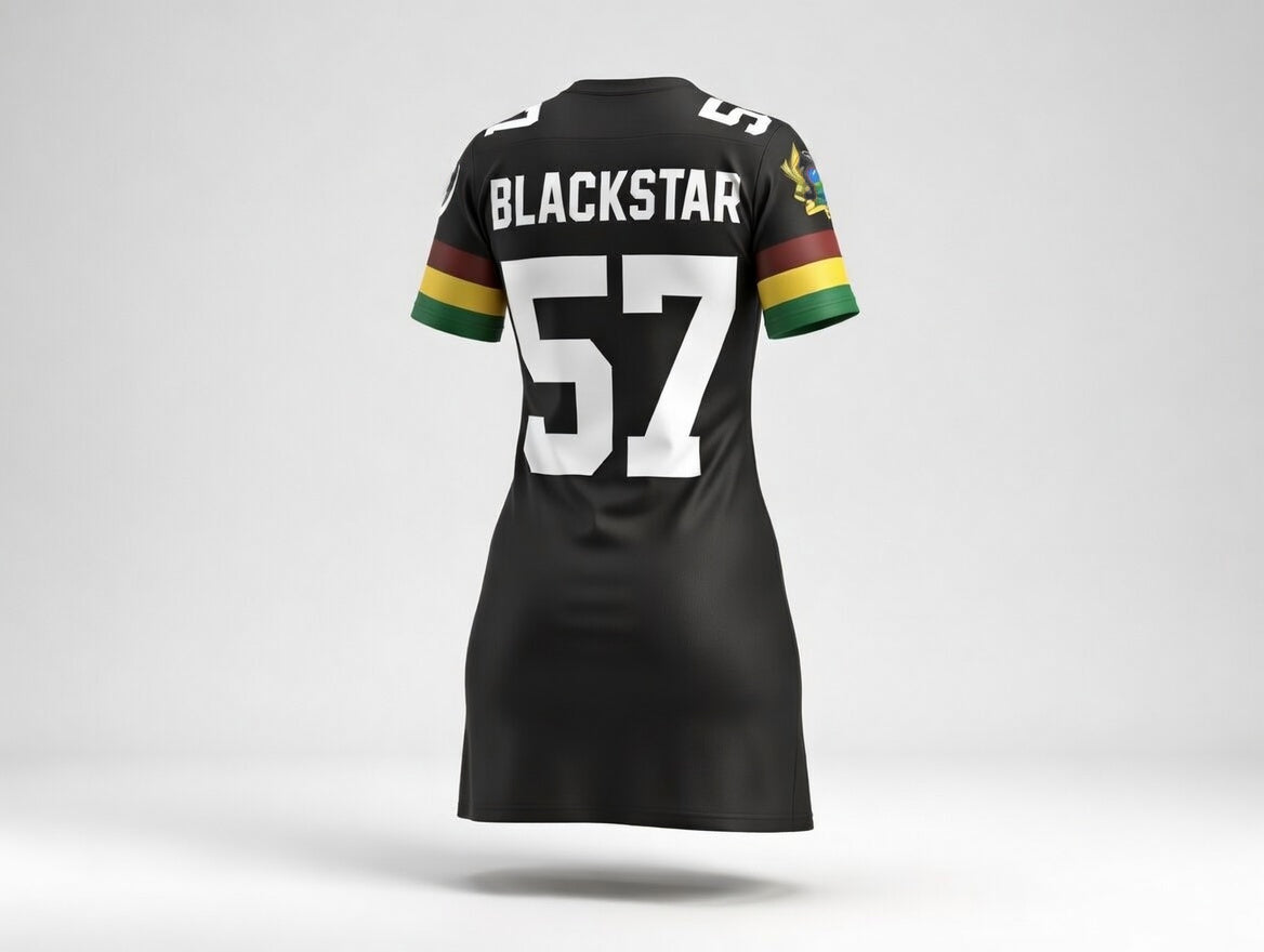 Ghana Football Jersey Dress