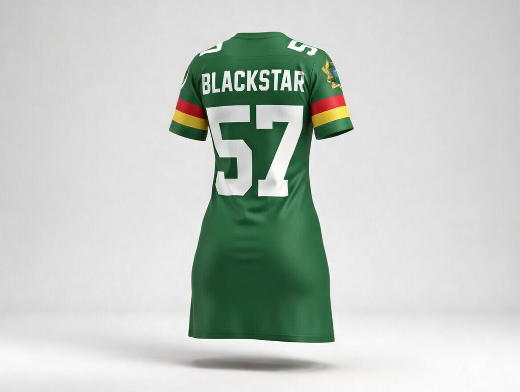 Ghana Football Jersey Dress
