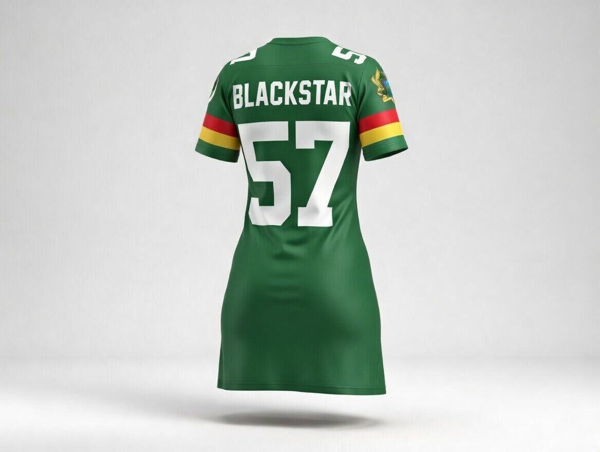 Ghana Football Jersey Dress