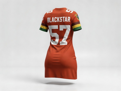Ghana Football Jersey Dress