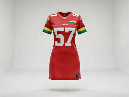 Ghana Football Jersey Dress