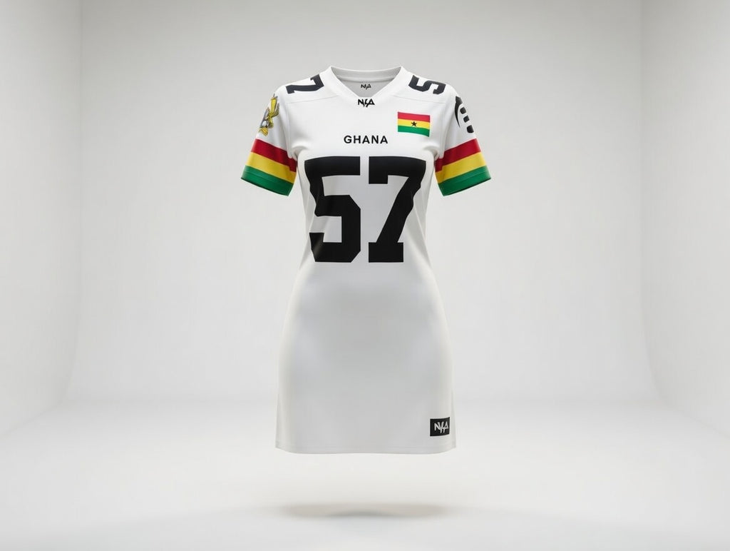 Ghana Football Jersey Dress