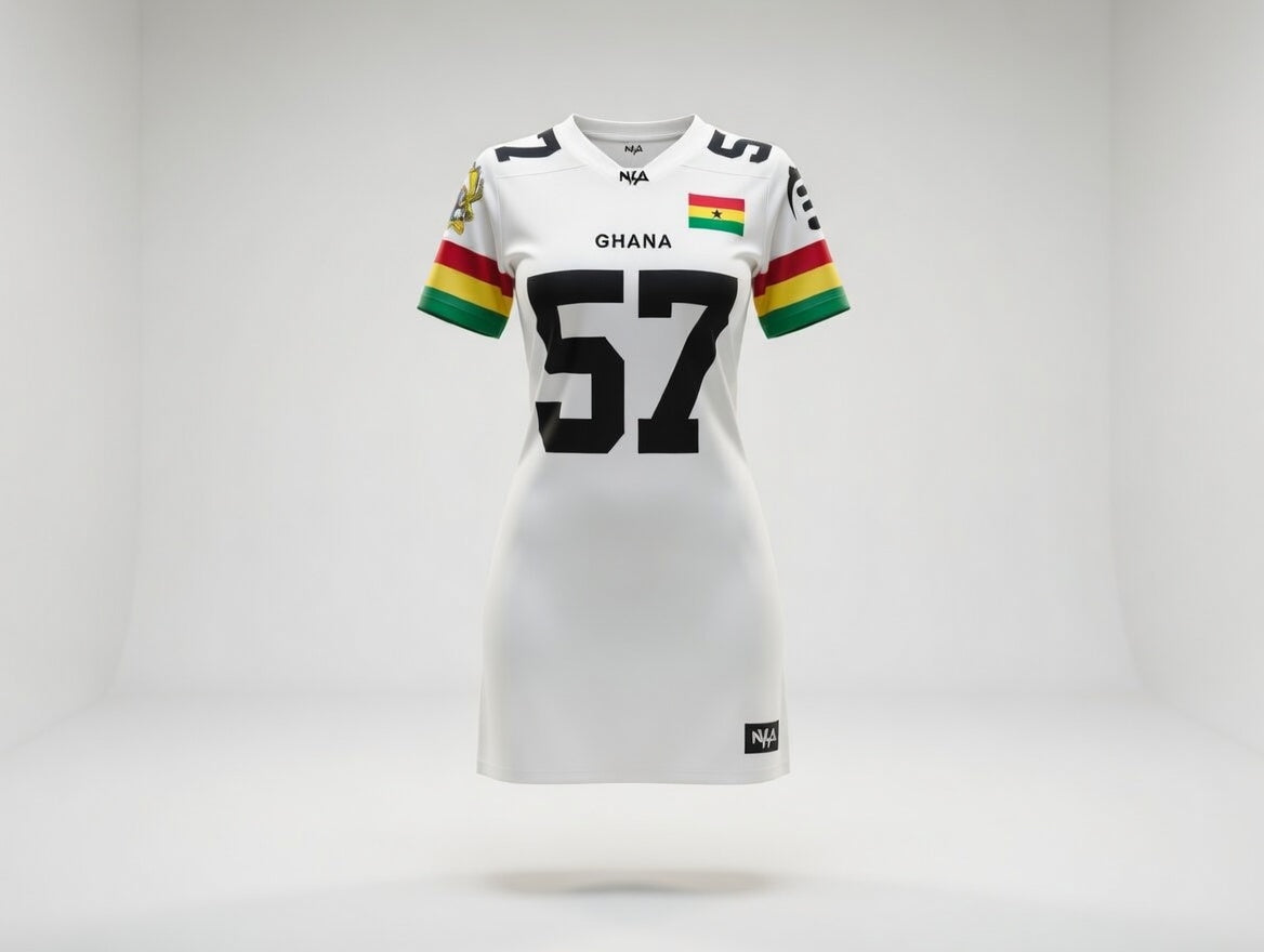 Ghana Football Jersey Dress