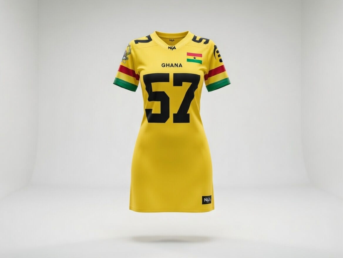 Ghana Football Jersey Dress